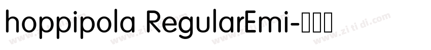 hoppipola RegularEmi字体转换